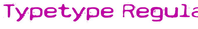 Typetype Regular